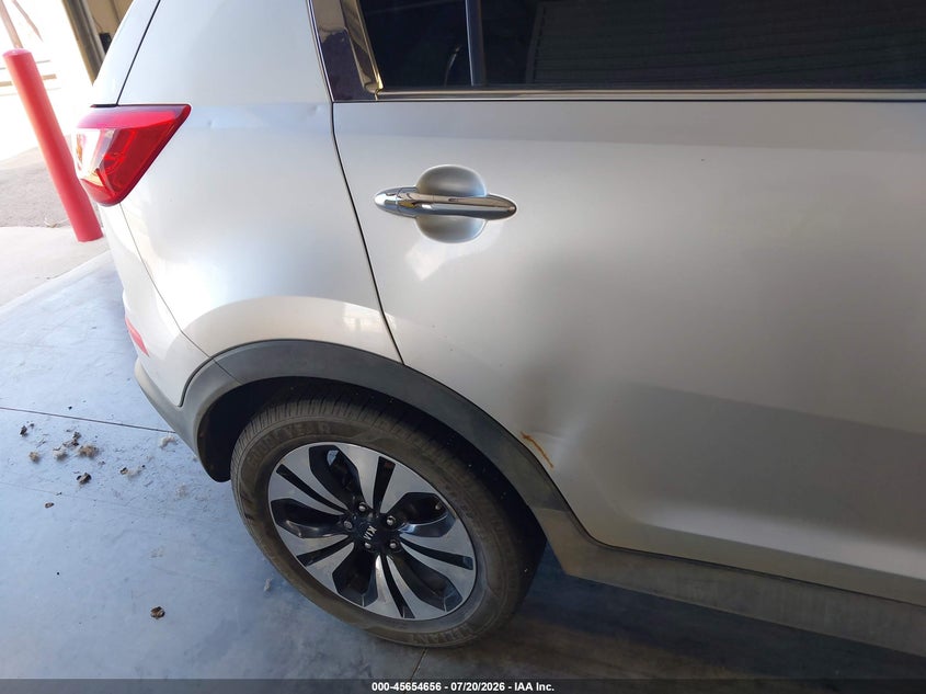 2011 Kia Sportage VIN KNDPCCA6XB7151223 IAAI salvage auction — NORMAL WEAR, Clear (Colorado), sold $350 on 2026-07-29 (photo 6)
