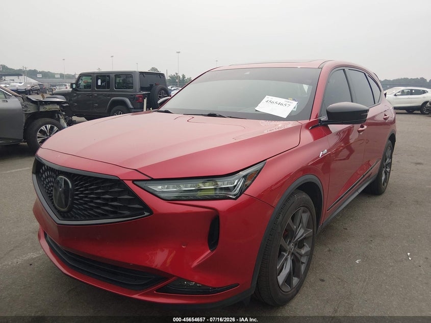 2024 Acura Mdx VIN 5J8YE1H04RL001485 IAAI salvage auction — REAR END, Salvage Title, sold $22,075 on 2026-09-15 (photo 2)