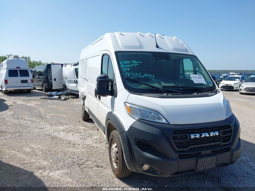 2025 Ram Promaster city VIN 3C6MRVJG6SE517921 IAAI salvage auction — RIGHT REAR, Enterprise Vehicles Clear Only (Texas), sold $12,400 on 2026-07-28 (photo 1)