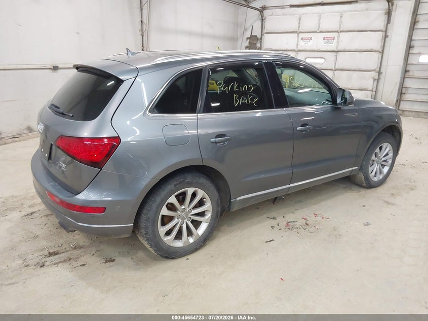 2013 Audi Q5 VIN WA1LFAFP4DA073677 IAAI salvage auction — NORMAL WEAR, Clear (Pennsylvania), sold $1,375 on 2026-07-30 (photo 4)