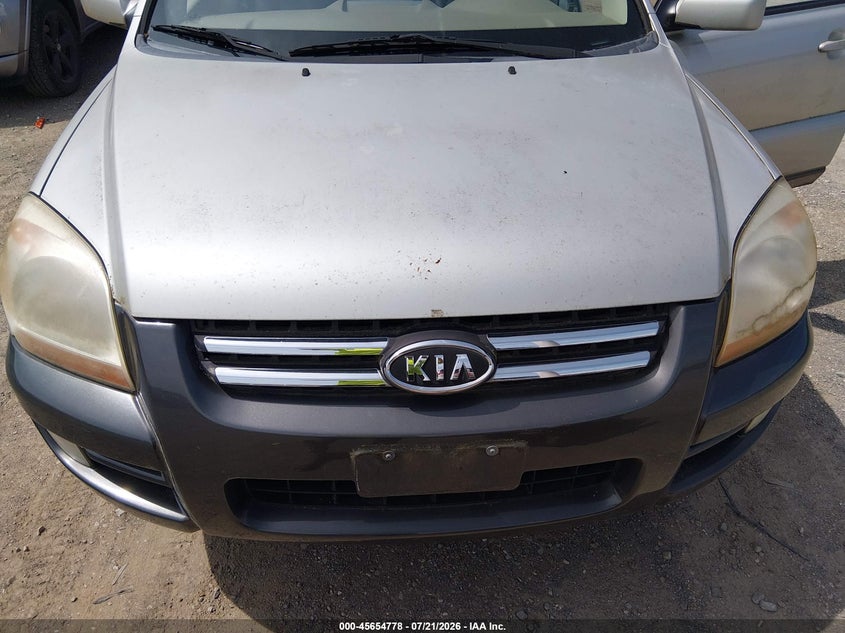 2006 Kia Sportage VIN KNDJF723867244711 IAAI salvage auction — NORMAL WEAR, Clear (Tennessee), sold $600 on 2026-07-29 (photo 6)