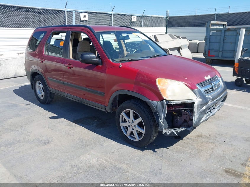 2004 Honda Cr-v VIN JHLRD68454C020662 IAAI salvage auction — REAR END, Clear - Dealer Only (California), sold $350 on 2026-07-29 (photo 1)