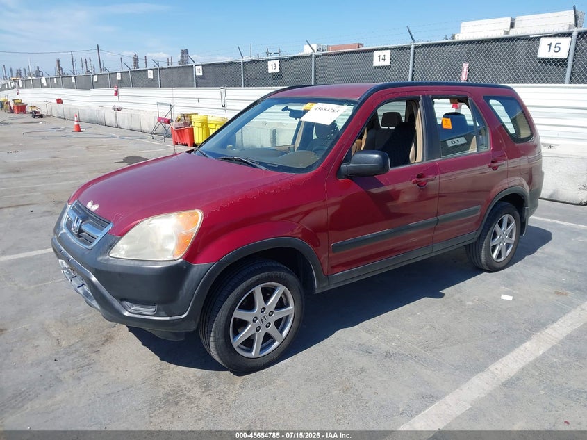 2004 Honda Cr-v VIN JHLRD68454C020662 IAAI salvage auction — REAR END, Clear - Dealer Only (California), sold $350 on 2026-07-29 (photo 2)