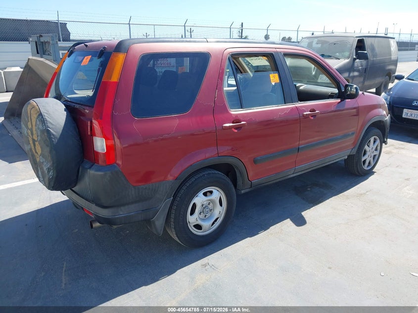 2004 Honda Cr-v VIN JHLRD68454C020662 IAAI salvage auction — REAR END, Clear - Dealer Only (California), sold $350 on 2026-07-29 (photo 4)