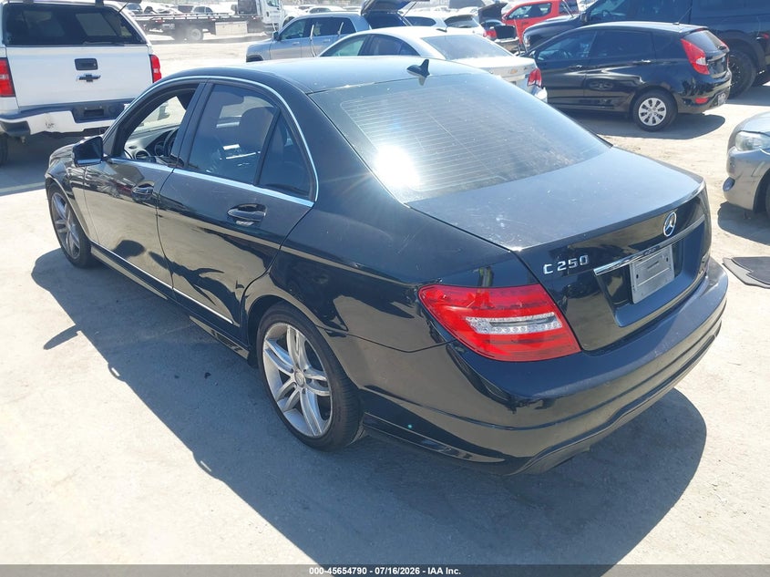 2013 Mercedes-benz C-klasse VIN WDDGF4HB3DR287030 IAAI salvage auction — FRONT END, Salvage (Arizona), sold $1,150 on 2026-07-29 (photo 3)
