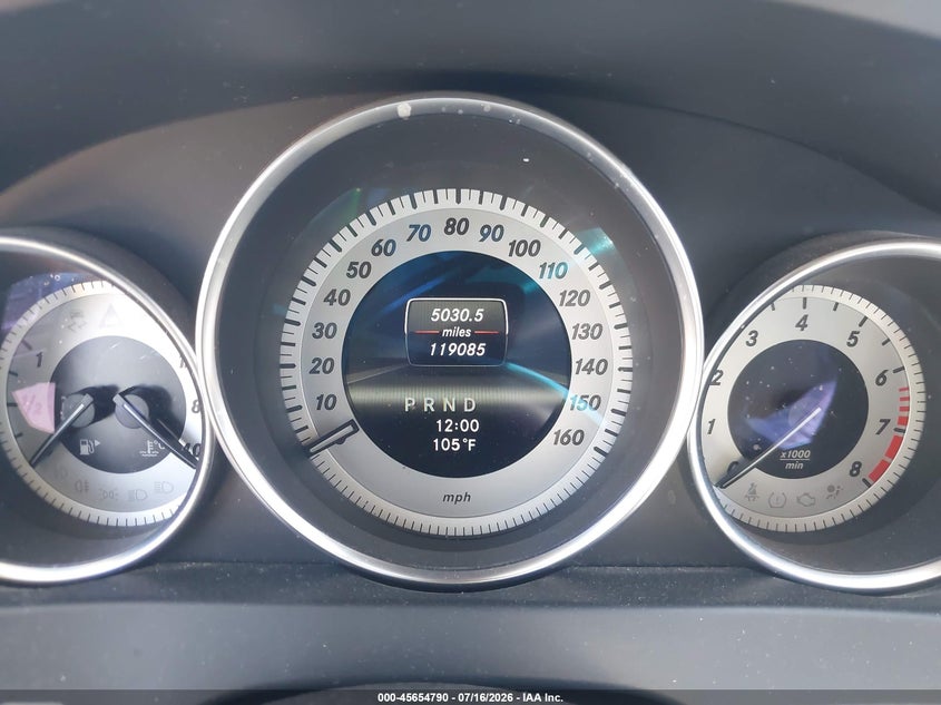 2013 Mercedes-benz C-klasse VIN WDDGF4HB3DR287030 IAAI salvage auction — FRONT END, Salvage (Arizona), sold $1,150 on 2026-07-29 (photo 7)