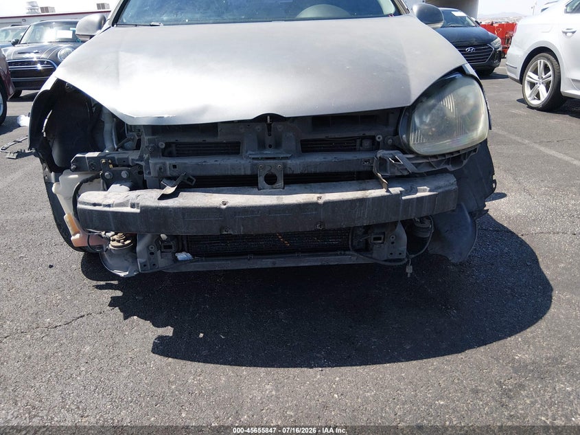 2009 Volkswagen Rabbit VIN WVWBB71K29W145188 IAAI salvage auction — FRONT END, Salvage (Nevada), sold $700 on 2026-08-07 (photo 6)