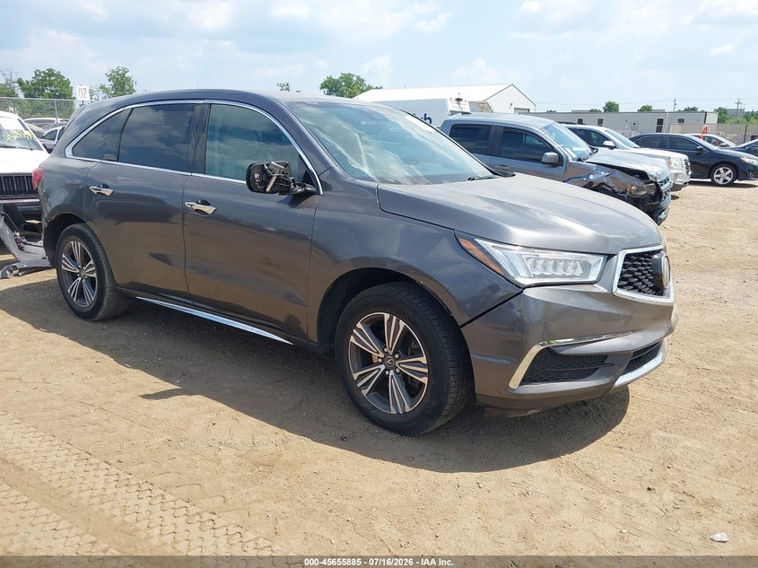 2018 Acura Mdx VIN 5J8YD3H3XJL003397 IAAI salvage auction — REAR END, Salvage Title, sold $2,500 on 2026-07-29 (photo 1)