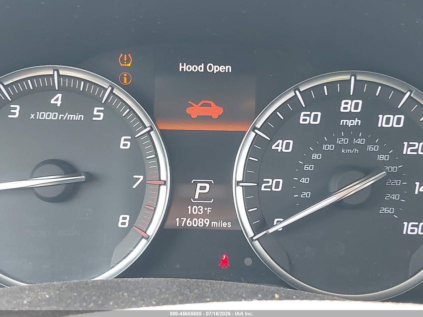 2018 Acura Mdx VIN 5J8YD3H3XJL003397 IAAI salvage auction — REAR END, Salvage Title, sold $2,500 on 2026-07-29 (photo 7)