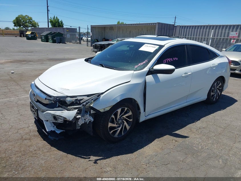 2017 Honda Civic VIN 2HGFC2F78HH576283 IAAI salvage auction — LEFT FRONT, Salvage (California), sold $3,000 on 2026-07-30 (photo 2)