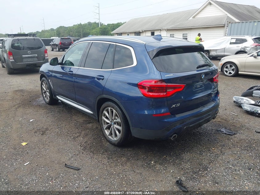 2019 BMW X3 VIN 5UXTR9C51KLE19900 IAAI salvage auction — FRONT END, Salvage - 75% Or Less (Maryland), sold $8,400 on 2026-08-29 (photo 3)