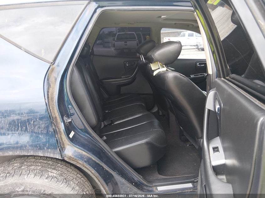 2007 Nissan Murano VIN JN8AZ08W97W657555 IAAI salvage auction — NORMAL WEAR, Clear (Missouri), sold $125 on 2026-07-27 (photo 8)