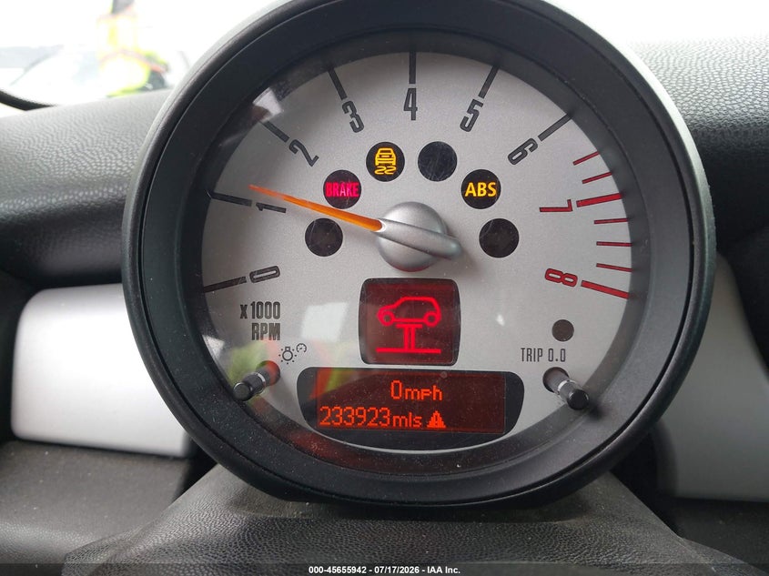 2013 Mini Hard top VIN WMWSU3C58DT373410 IAAI salvage auction — LEFT REAR, Salvage Title, sold $350 on 2026-08-11 (photo 7)