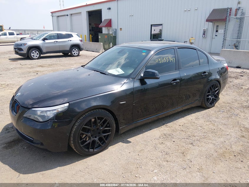 2010 BMW 5 series VIN WBANV9C57AC461776 IAAI salvage auction — FRONT END, Salvage (North Dakota), sold $1,150 on 2026-08-05 (photo 2)