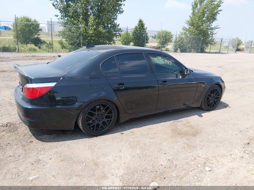 2010 BMW 5 series VIN WBANV9C57AC461776 IAAI salvage auction — FRONT END, Salvage (North Dakota), sold $1,150 on 2026-08-05 (photo 4)