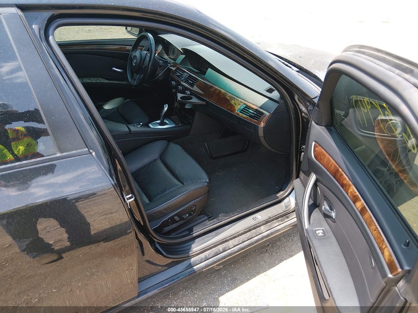2010 BMW 5 series VIN WBANV9C57AC461776 IAAI salvage auction — FRONT END, Salvage (North Dakota), sold $1,150 on 2026-08-05 (photo 5)