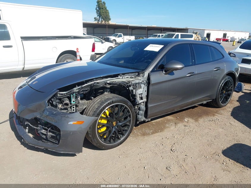 2018 Porsche Panamera VIN WP0CF2A75JL195886 IAAI salvage auction — LEFT FRONT, Salvage (California), sold $29,900 on 2026-08-17 (photo 2)