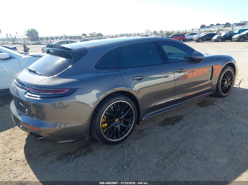 2018 Porsche Panamera VIN WP0CF2A75JL195886 IAAI salvage auction — LEFT FRONT, Salvage (California), sold $29,900 on 2026-08-17 (photo 4)