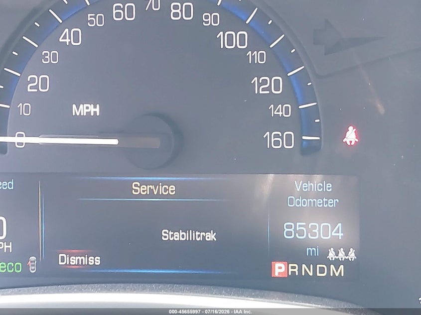 2016 Cadillac Srx VIN 3GYFNAE38GS532615 IAAI salvage auction — FRONT END, Salvage Certificate (California), sold $50 on 2026-07-29 (photo 7)