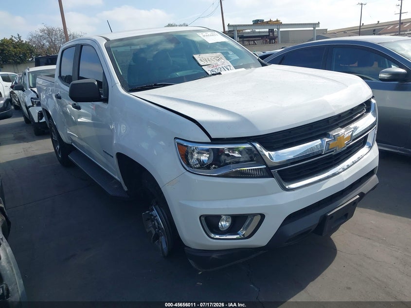 2020 Chevrolet Colorado VIN 1GCGSBEA0L1105433 IAAI salvage auction — LEFT FRONT, Salvage Title, sold $5,200 on 2026-08-29 (photo 1)