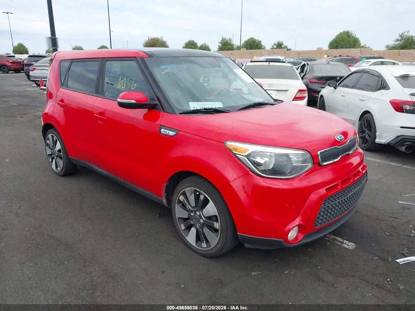 2014 Kia Soul VIN KNDJX3A59E7729866 IAAI salvage auction — REAR END, Salvage Title, sold $1,500 on 2026-08-02 (photo 1)