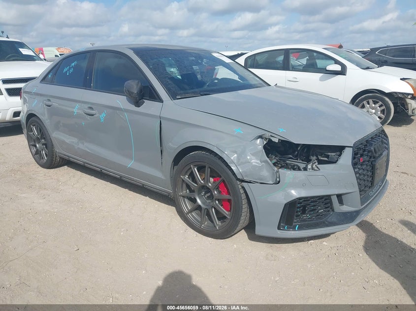2018 Audi Rs3 VIN WUABWGFF6J1904221 IAAI salvage auction — FRONT END, Original (Texas), sold $17,000 on 2026-09-08 (photo 1)
