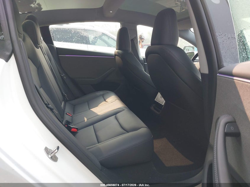 2025 Tesla Model 3 VIN 5YJ3E1EA3SF070957 IAAI salvage auction — FRONT END, Salvage - Greater Than 75% (Maryland), sold $20,500 on 2026-09-02 (photo 8)