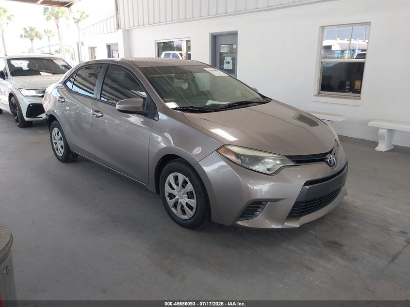 2015 Toyota Corolla VIN 2T1BPRHE4FC289746 IAAI salvage auction — REAR END, Rebuildable (Florida), sold $2,150 on 2026-07-30 (photo 1)