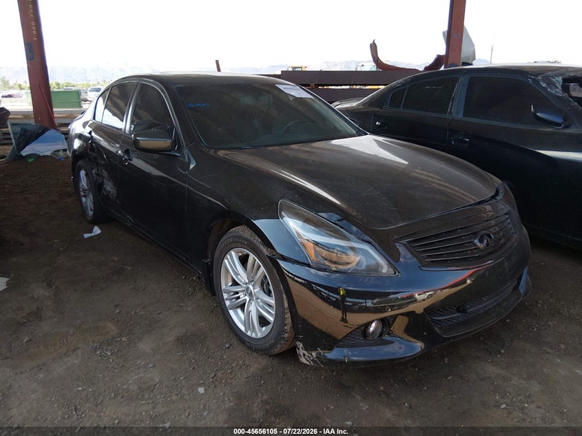 2010 Infiniti G37 VIN JN1CV6AP6AM405029 IAAI salvage auction — SIDE, Salvage (Arizona), sold $1,650 on 2026-07-29 (photo 1)
