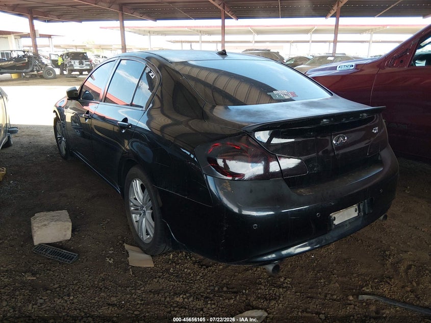 2010 Infiniti G37 VIN JN1CV6AP6AM405029 IAAI salvage auction — SIDE, Salvage (Arizona), sold $1,650 on 2026-07-29 (photo 3)
