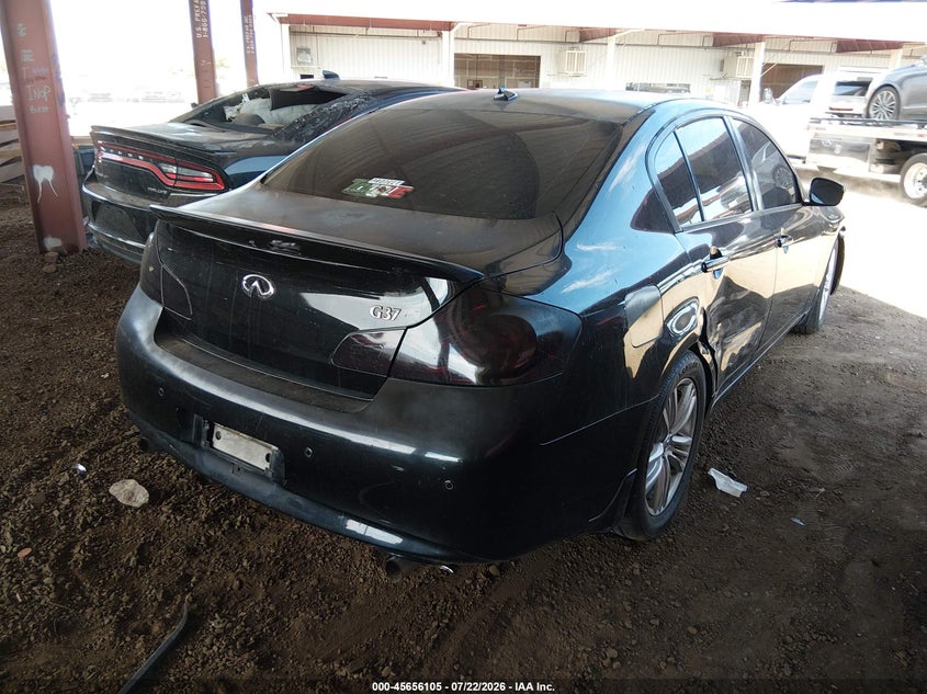 2010 Infiniti G37 VIN JN1CV6AP6AM405029 IAAI salvage auction — SIDE, Salvage (Arizona), sold $1,650 on 2026-07-29 (photo 4)
