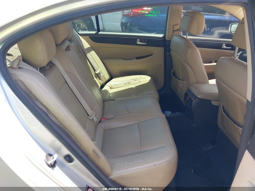 2012 Hyundai Genesis VIN KMHGC4DD7CU202093 IAAI salvage auction — FRONT END, Salvage Title, sold $1,050 on 2026-07-29 (photo 8)