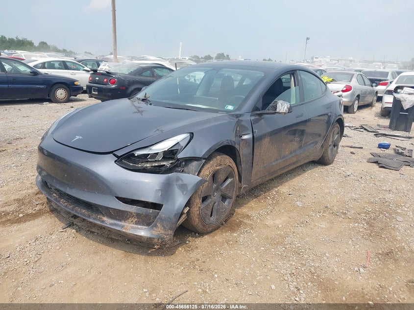 2023 Tesla Model 3 VIN 5YJ3E1EA1PF396165 IAAI salvage auction — FRONT END, Wait Title, sold $7,975 on 2026-09-05 (photo 2)