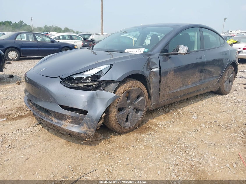2023 Tesla Model 3 VIN 5YJ3E1EA1PF396165 IAAI salvage auction — FRONT END, Wait Title, sold $7,975 on 2026-09-05 (photo 6)