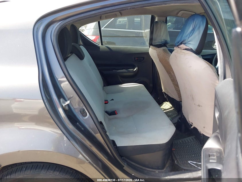 2016 Toyota Prius c VIN JTDKDTB35G1122735 IAAI salvage auction — REAR END, Salvage (California), sold $1,350 on 2026-07-23 (photo 8)