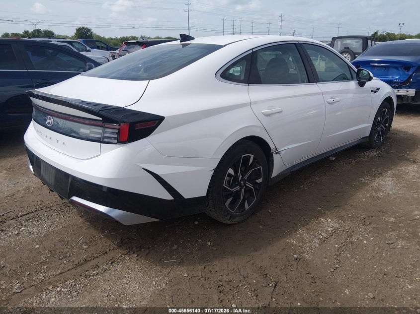 2025 Hyundai Sonata VIN KMHL64JA9SA470921 IAAI salvage auction — SIDE, Enterprise Vehicles Clear Only (Texas), sold $15,300 on 2026-07-22 (photo 4)
