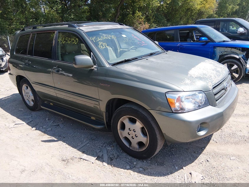 2005 Toyota Highlander VIN JTEDP21A150076202 IAAI salvage auction — NORMAL WEAR, Clear (Oklahoma), sold $700 on 2026-07-22 (photo 1)