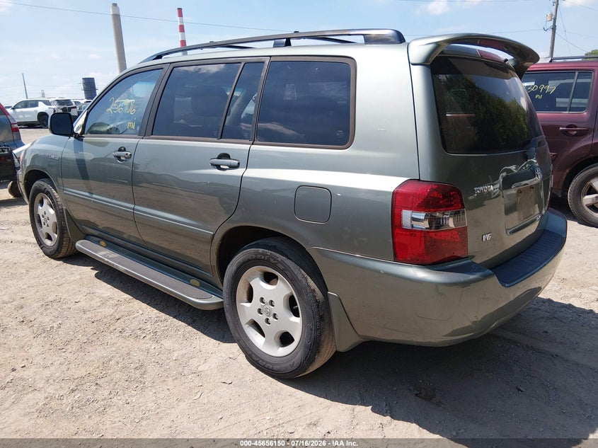 2005 Toyota Highlander VIN JTEDP21A150076202 IAAI salvage auction — NORMAL WEAR, Clear (Oklahoma), sold $700 on 2026-07-22 (photo 3)
