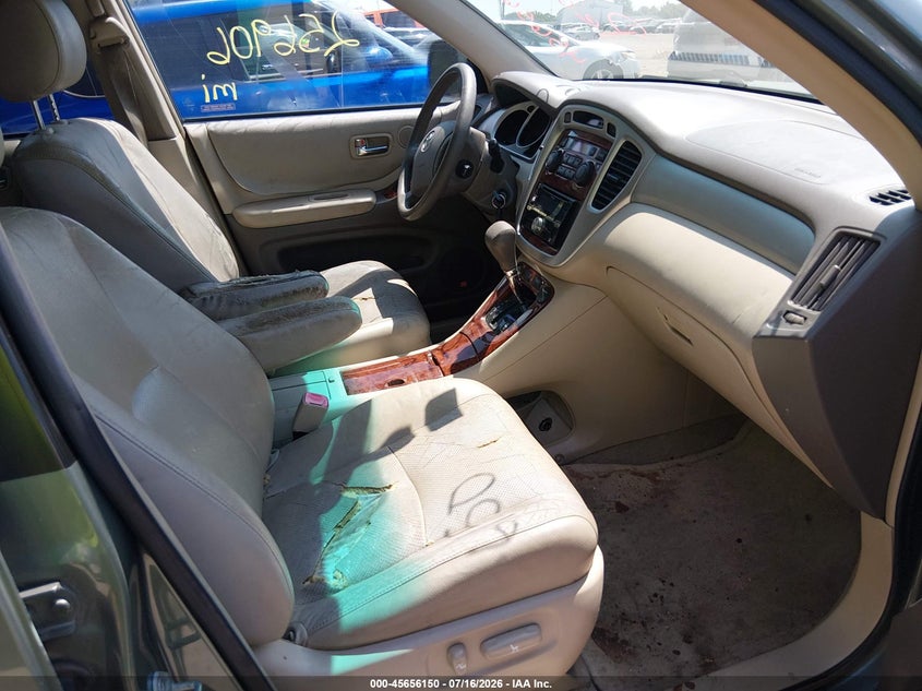 2005 Toyota Highlander VIN JTEDP21A150076202 IAAI salvage auction — NORMAL WEAR, Clear (Oklahoma), sold $700 on 2026-07-22 (photo 5)