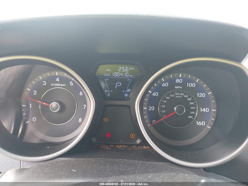 2011 Hyundai Elantra VIN KMHDH4AE6BU097577 IAAI salvage auction — FRONT END, Clear (Massachusetts), sold $25 on 2026-07-24 (photo 7)