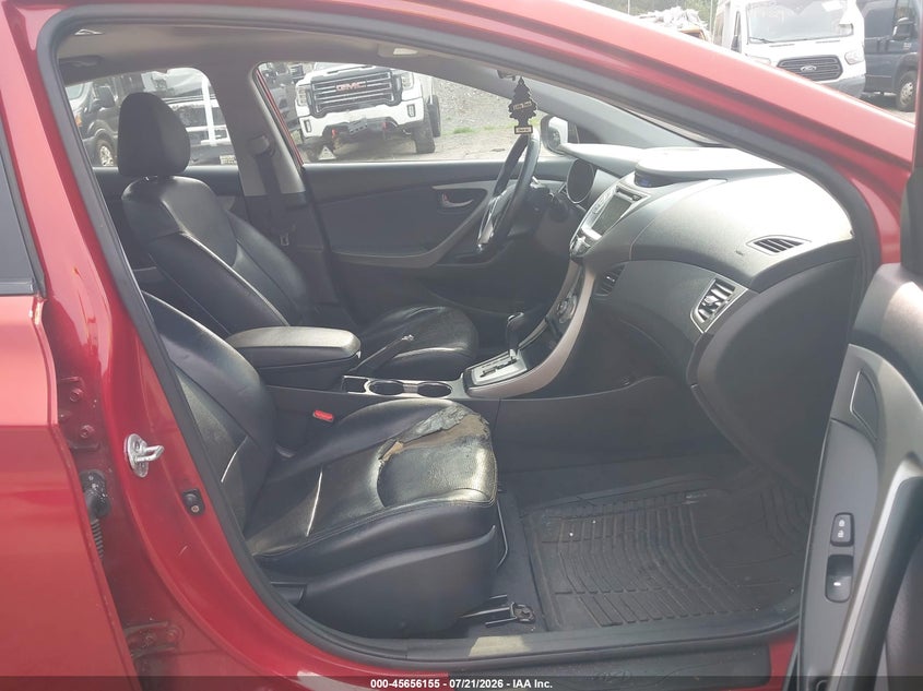 2011 Hyundai Elantra VIN KMHDH4AE6BU097577 IAAI salvage auction — FRONT END, Clear (Massachusetts), sold $25 on 2026-07-24 (photo 5)
