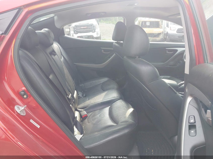2011 Hyundai Elantra VIN KMHDH4AE6BU097577 IAAI salvage auction — FRONT END, Clear (Massachusetts), sold $25 on 2026-07-24 (photo 8)