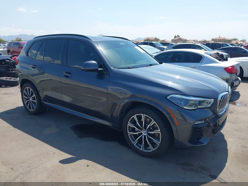 2020 BMW X5 VIN 5UXCR6C00L9C72597 IAAI salvage auction — REAR END, Salvage Title, sold $23,300 on 2026-08-03 (photo 1)