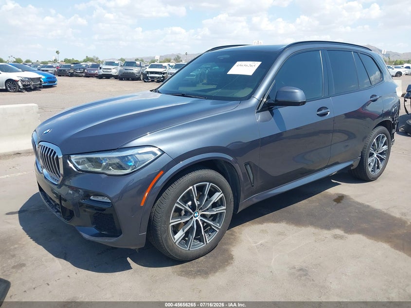 2020 BMW X5 VIN 5UXCR6C00L9C72597 IAAI salvage auction — REAR END, Salvage Title, sold $23,300 on 2026-08-03 (photo 2)