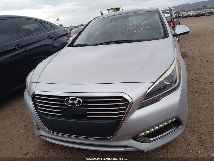 2017 Hyundai Sonata hybrid VIN KMHE34L34HA077286 IAAI salvage auction — NORMAL WEAR, Clear-Dealer Only (Arizona), sold $25 on 2026-07-28 (photo 6)