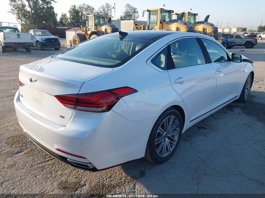 2018 Genesis G80 VIN KMHGN4JE5JU239065 IAAI salvage auction — FRONT END, Salvage Title, sold $2,800 on 2026-07-31 (photo 4)