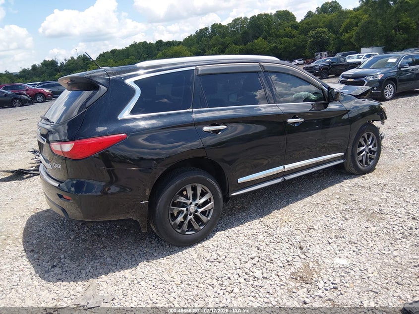 2015 Infiniti Qx60 VIN 5N1AL0MM6FC555255 IAAI salvage auction — FRONT END, Salvage Title, sold $25 on 2026-09-25 (photo 4)