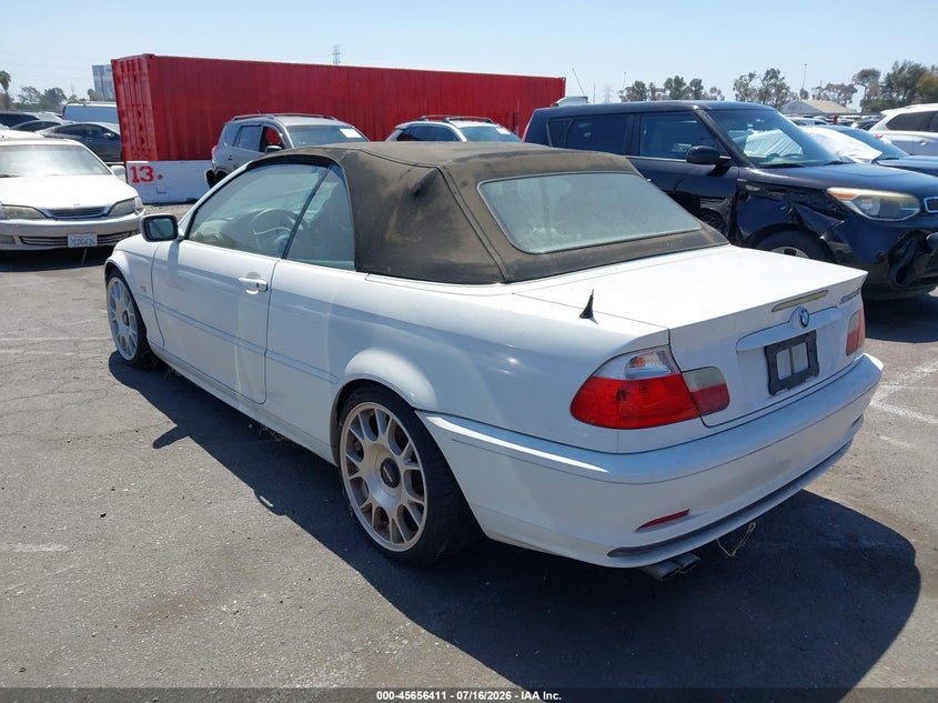 2002 BMW 3 series VIN WBABS33472PG87653 IAAI salvage auction — NORMAL WEAR, Clear - Dealer Only (California), sold $825 on 2026-07-30 (photo 6)