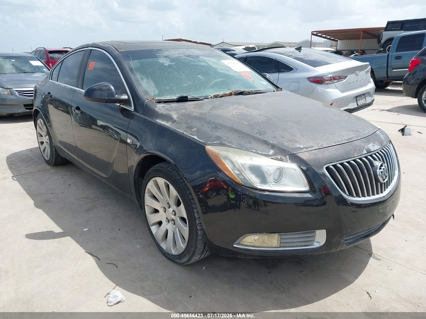 2011 Buick Regal VIN W04G05GV2B1045199 IAAI salvage auction — NORMAL WEAR, Original (Texas), sold $225 on 2026-07-28 (photo 1)