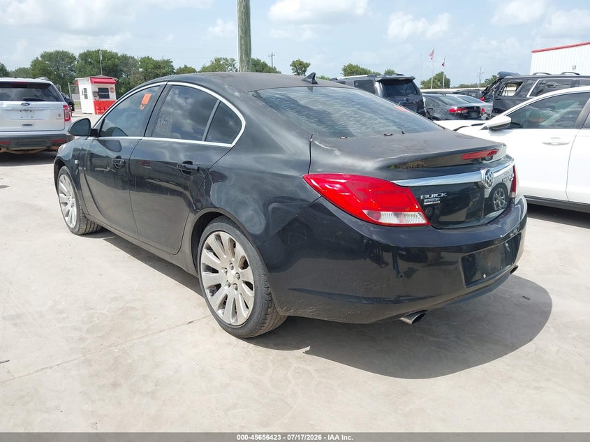 2011 Buick Regal VIN W04G05GV2B1045199 IAAI salvage auction — NORMAL WEAR, Original (Texas), sold $225 on 2026-07-28 (photo 3)